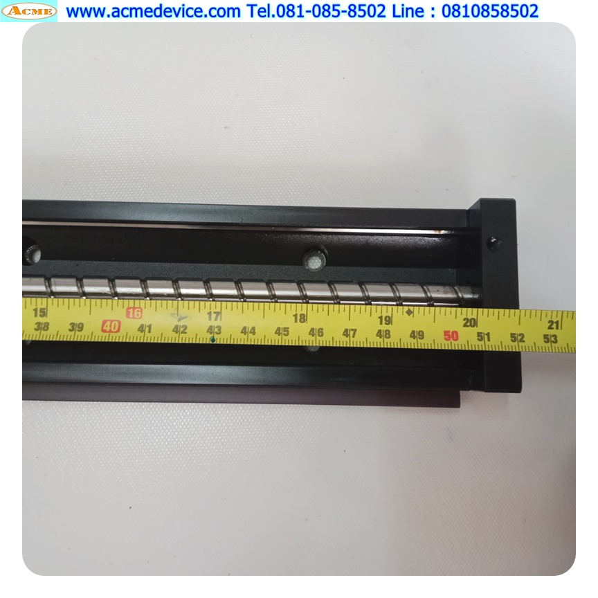 แกนสําเร็จรูป Ball Screw Misumi รุ่น LX30, ขนาด 80 mm x 680 mm, Stroke 510 mm, Pit 10 mm.