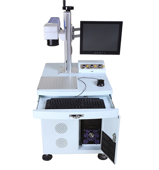 ไฟเบอร์ออฟติกส์เลเซอร์ มาคกิ้งและแกะสลัก S005 50W 300x300mm