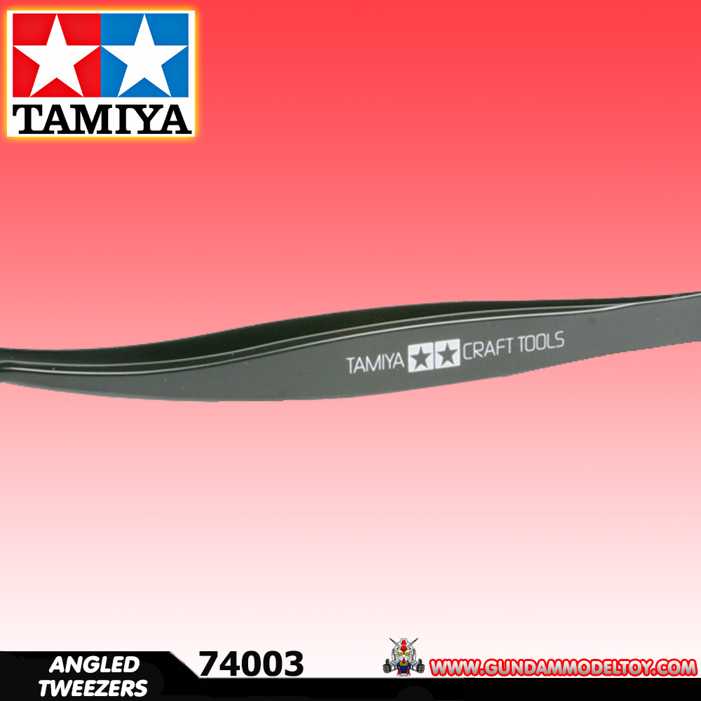 ANGLED TWEEZERS TAMIYA แหนบโค้ง