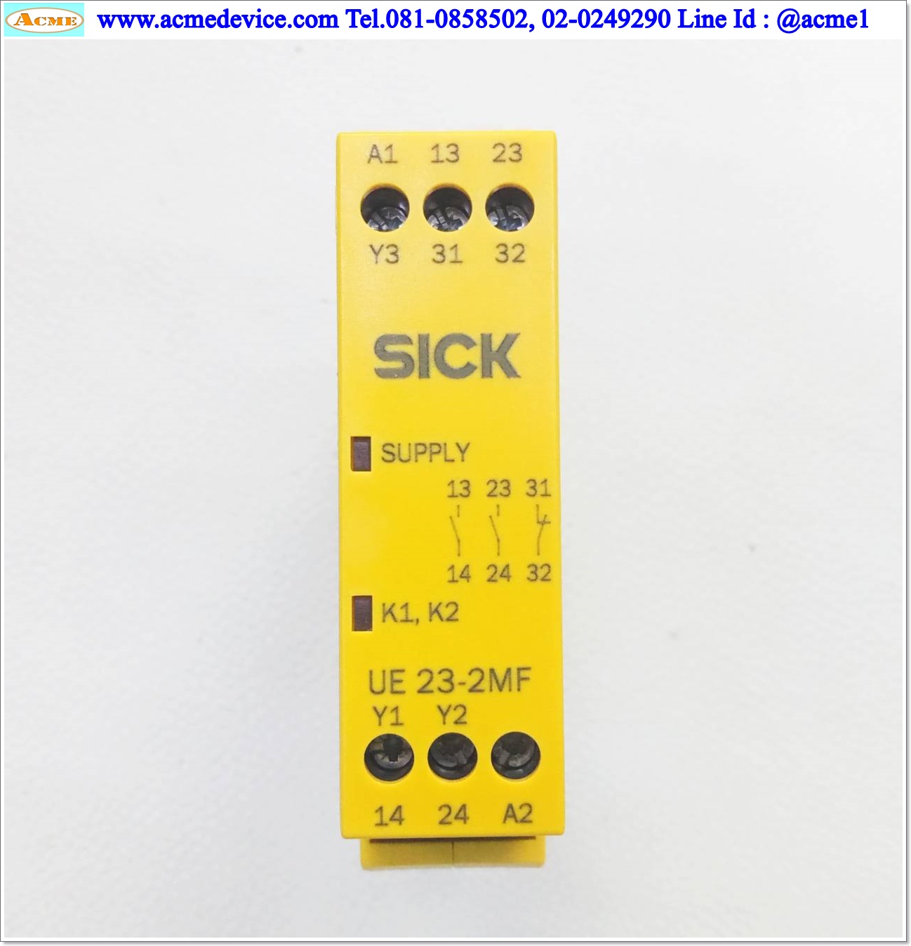 Safety Relay Sick รุ่น UE23-2MF2D3, 24Vdc, 1W