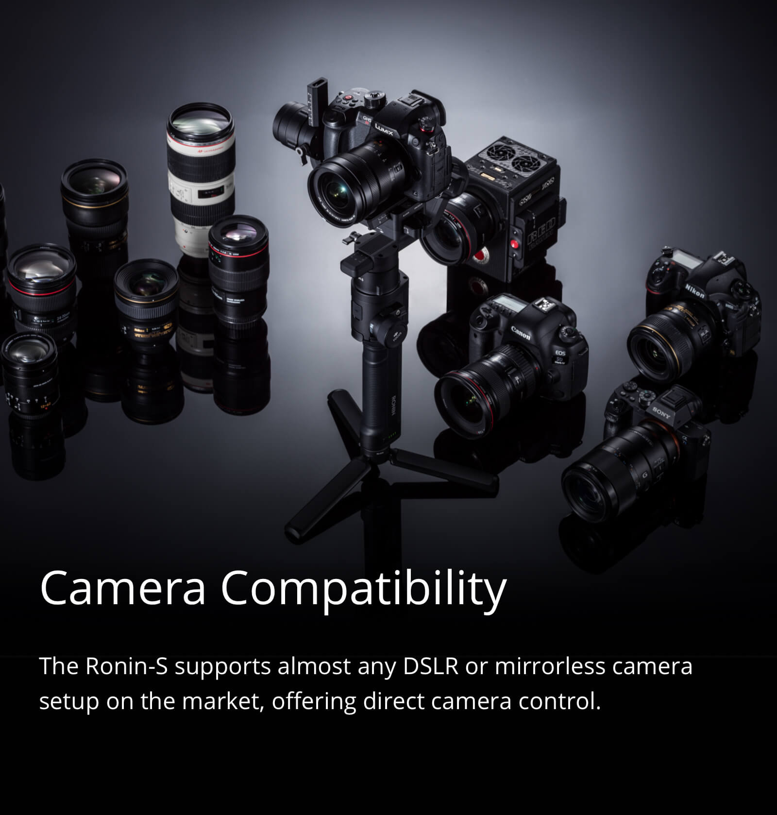 DJI RONIN-S อุปกรณ์กันสั่นกล้อง DSLR และ MIRRORLESS (สินค้ารับประกันศูนย์ไทย 1 ปี)