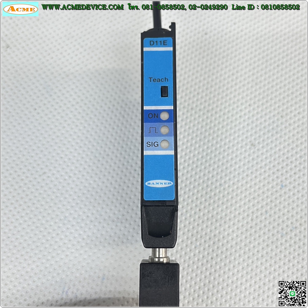 Fiber Amp Banner รุ่น D11EN6FP-48307, (ไม่มีฝา)