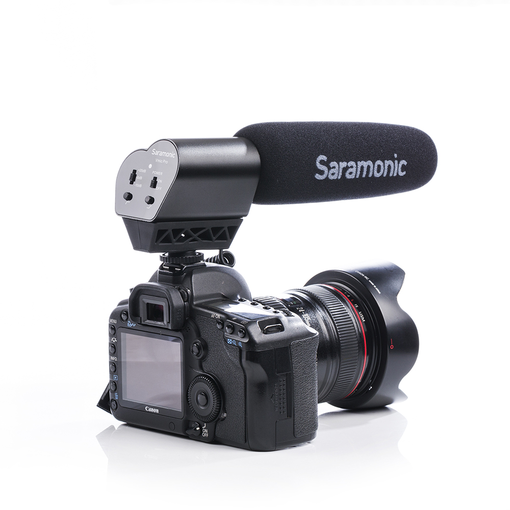 Saramonic Vmic Pro Super Directional Video Condenser Microphone For DSLR Cameras and Video Cameras
