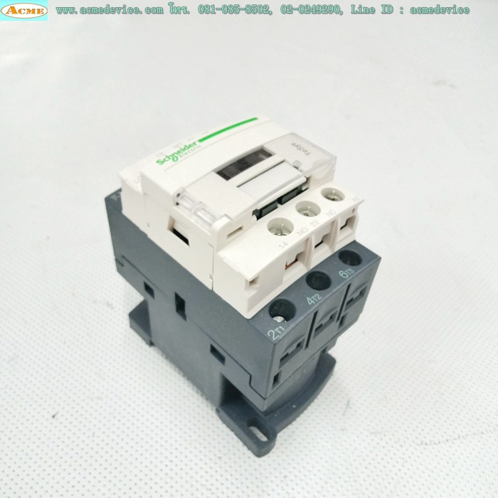 Magnetic Contactor Schneider รุ่น LC1D09M7 , Current Rating 9A, Coil 220Vac