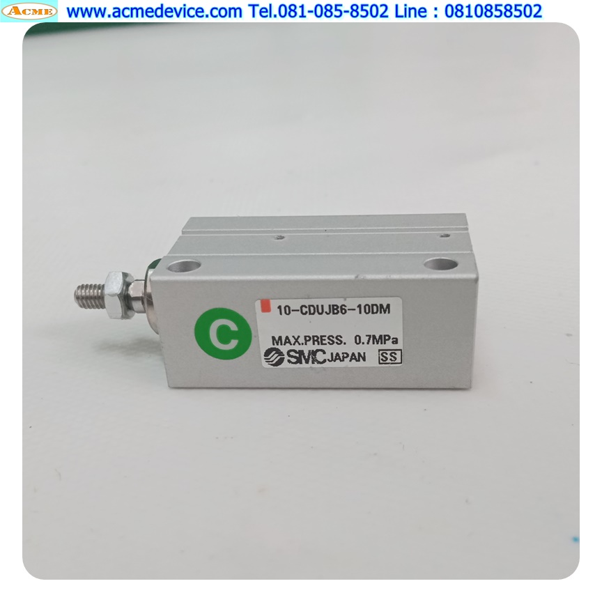 Air Cylinder SMC รุ่น 10-CDUJB6-10DM, 10-CDUJB6-10DM-F8N