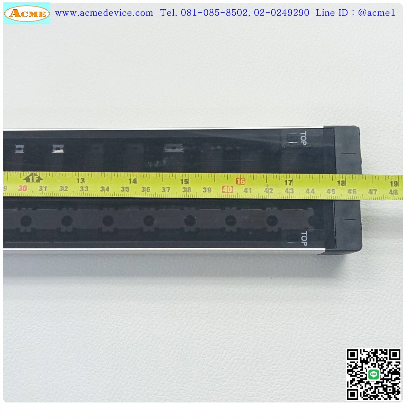 Area Sensor Omron รุ่น F3SJ-B0465P25-D + F3SJ-B0465-25-L, Output PNP, Resolution 25 mm, ยาว465 mm, ระยะ 0.2-7 M