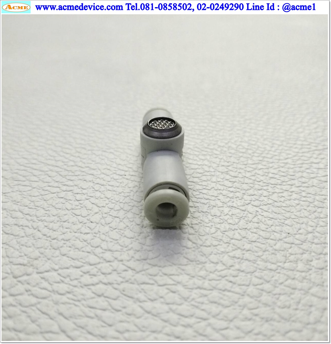 Quick Exhaust Valve SMC รุ่น AQ240F-04-00, With silencer, สายลม 4 มม.