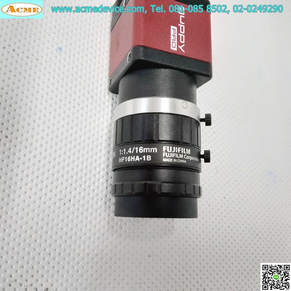 Camera Fujinon รุ่น GPF032BASG & Lens HF16HA-1B, 1:1.4/16 mm.