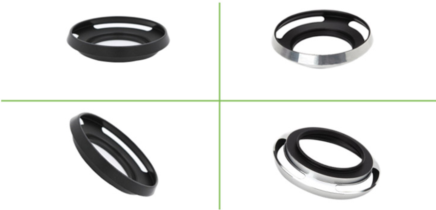 ฮูดเลนส์ทรงไลก้า ฮู้ดขนาดเล็ก (Hood Lens Leica) ใช้ได้กับเลนส์กล้องฟิล์มและดิจิตอลทุกชนิด