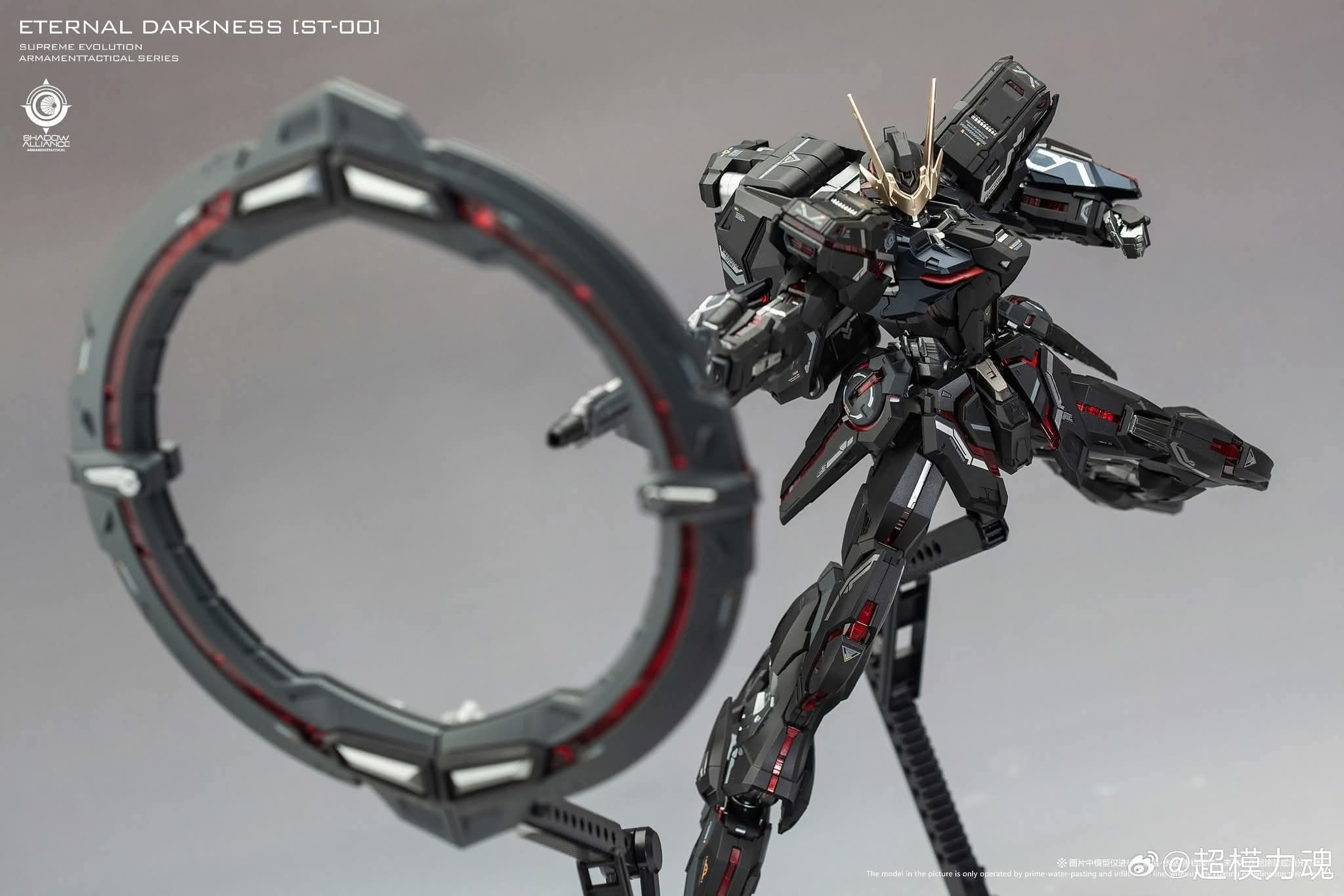 MG 1/100 ETERNAL DARKNESS แถมพาร์ทใสวงกลมสีแดง ค่าย Super Evolution Made in China