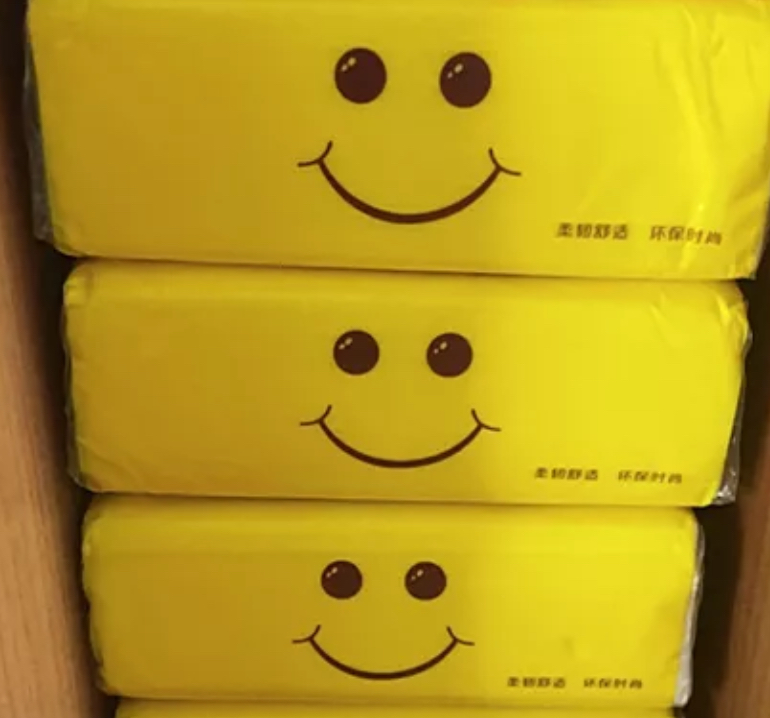 (สินค้าสำหรับเพิ่มยอดให้ถึงขั้นต่ำ) ทิชชูแห้ง ห่อสั้น สุ่มลาย 6ห่อ ราคา 21