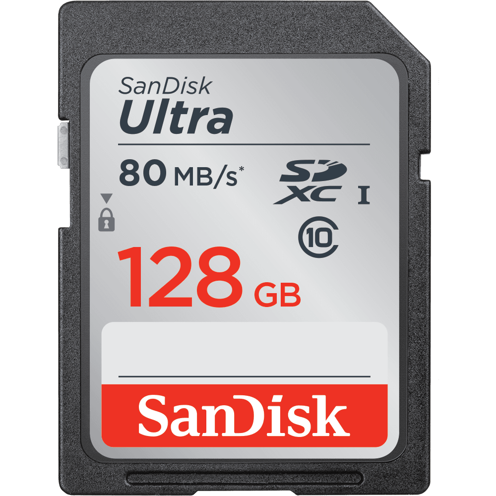 SANDISK ULTRA® SDHC™/SDXC™ UHS-I (เอสดีการ์ด) เมมโมรี่การ์ดสำหรับกล้อง DSLR สำหรับถ่ายภาพนิ่ง วิดีโอ
