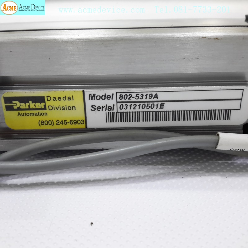 แกนสําเร็จรูป Ball Screw Parker รุ่น 802-5319A, ขนาด 95 mm x 420 mm, Stroke 160mm & Sensor RGH24, X30F00A & Smart motor SM2337D