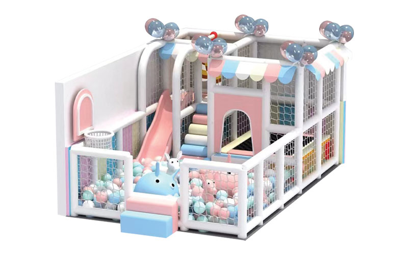 ห้องบอลนุ่มนิ่ม ชุด ห้องบอลลูกโป่งพาสเทล KB-028