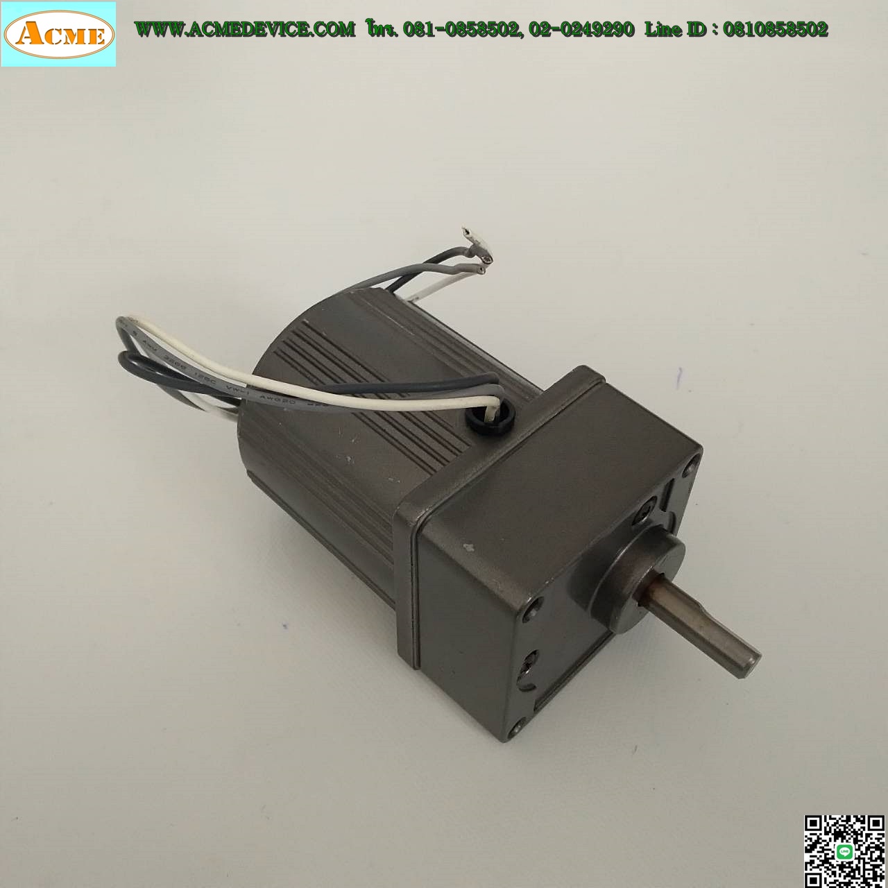 1Phase Induction Motor Panasonic รุ่น M6RA4G4L, 4W, 100V & Gear Head รุ่น M6GA12.5M, Ratio 1:12.5