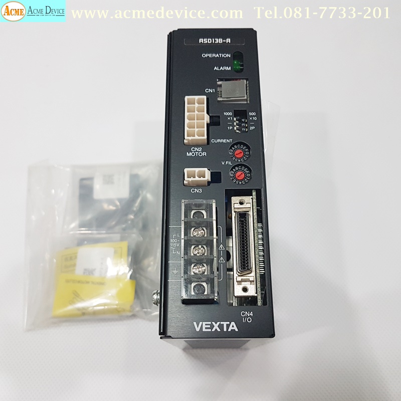 Closed Loop Stepper VEXTA รุ่น ASD13B-A, 100-115 VAC, 2.5A (สินค้าใหม่ไม่มีกล่อง)