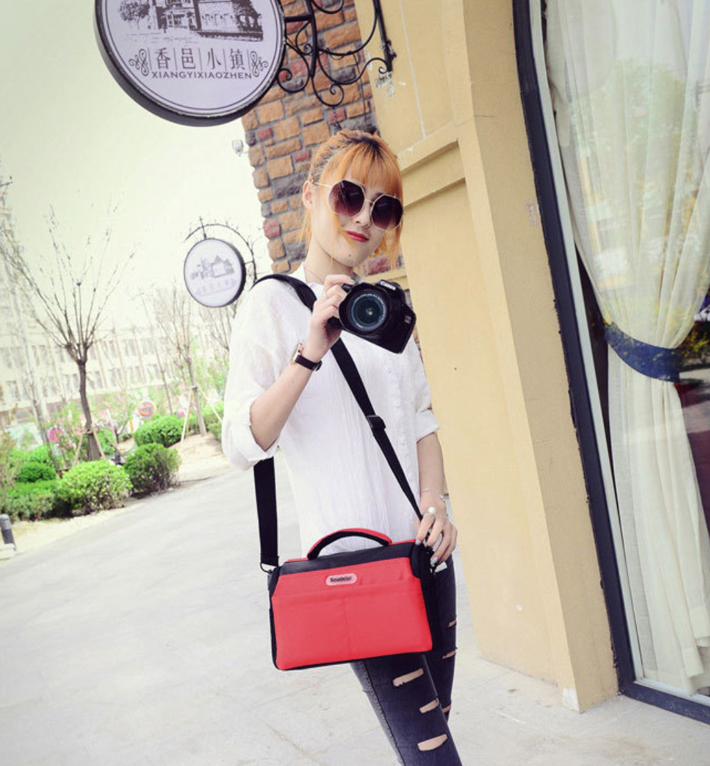 กระเป๋ากล้องยี่ห้อ Soudelor รุ่น D5002 สำหรับกล้องมิลเลอเลส DSLR ทุกรุ่น