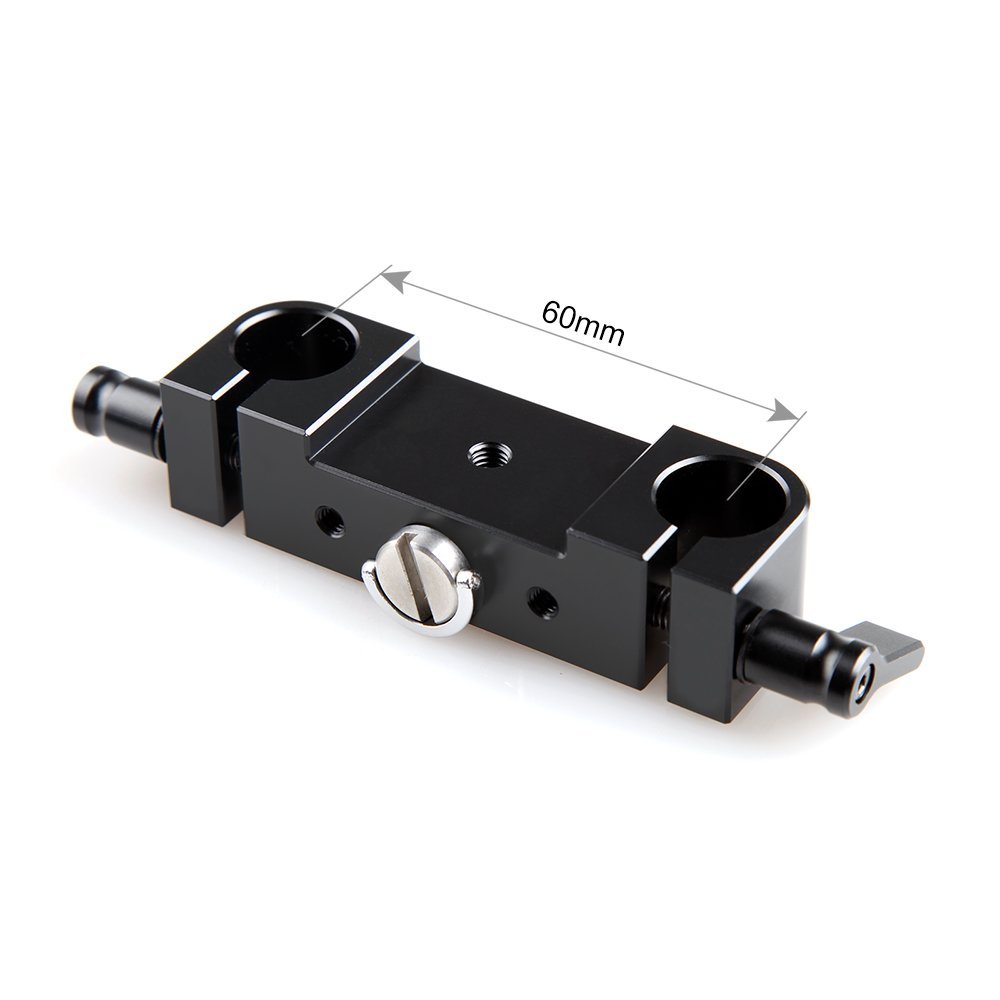 SMALLRIG® Dual 15mm Rod Clamp with Threads 1806 (ByOrder รอสินค้า2-3วัน)