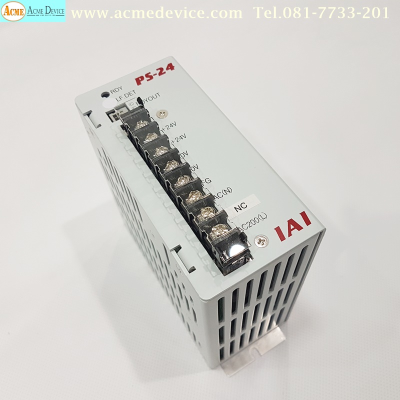 Power Supply IAI รุ่น PS-24, Output 24Vdc, 8.5A, 195W, Power Input 220Vac