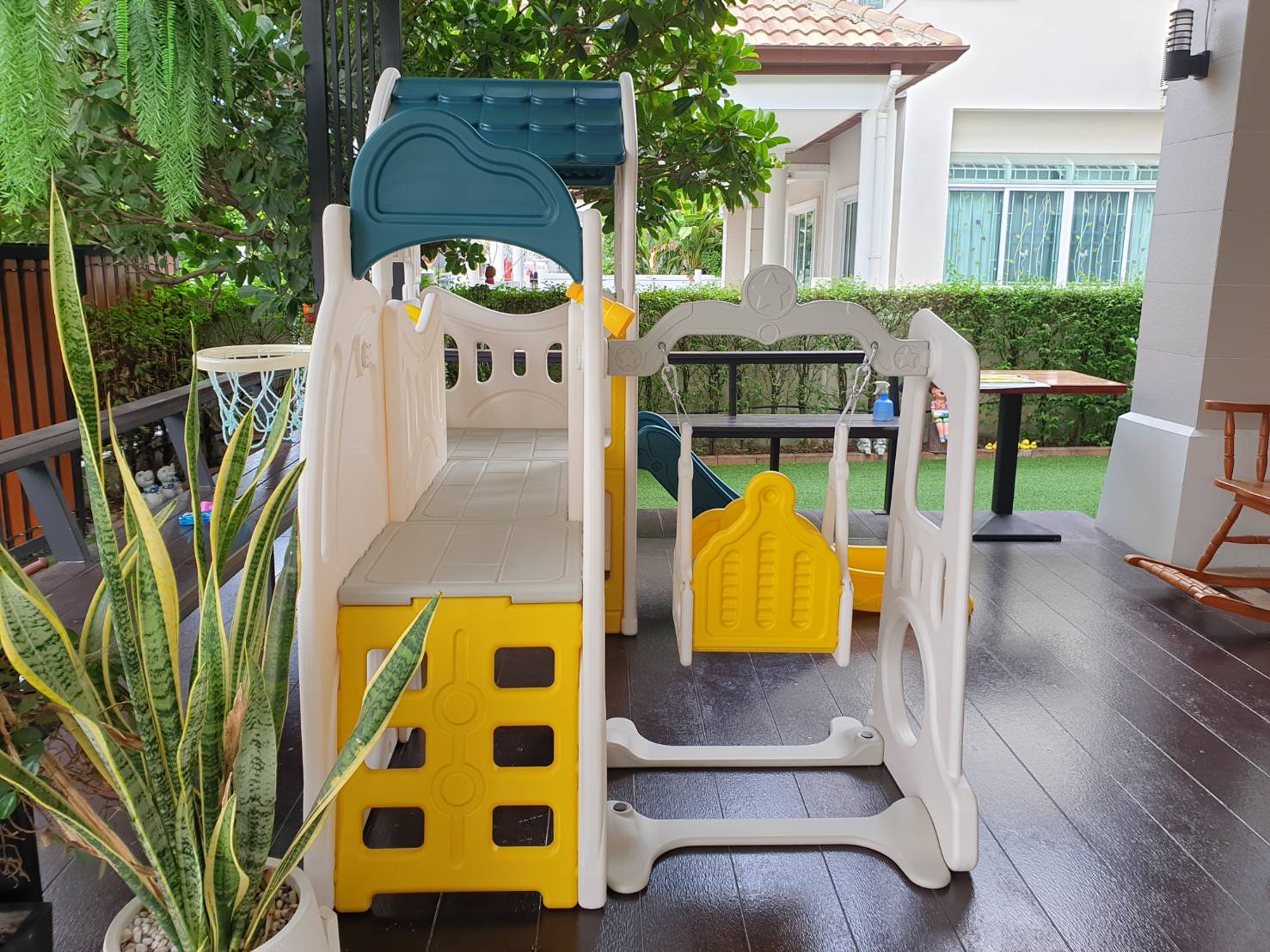 ปราสาทสไลด์&สวิง บ้านจำลอง Playhouse