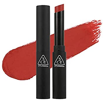ลิปเนื้อเวลเวตแมท 3CE Slim Velvet Lip Color สีFluffy Red