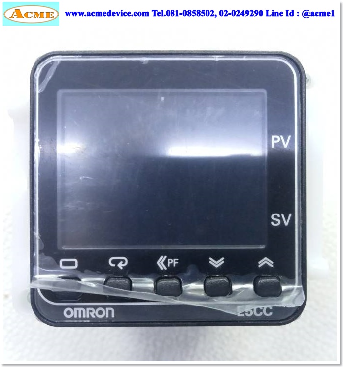 Temperature Controller Omron รุ่น E5CC-RX2DSM-800, 24V AC/DC , Input RTD, TC, mA, Output Relay