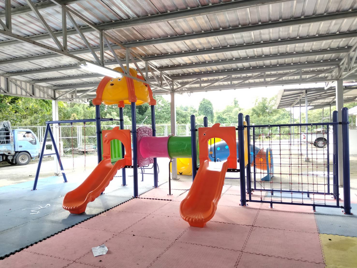 เครื่องเล่นสนามกลางแจ้ง ชุด มิกกี้แสนซน เครื่องเล่นเสริมพัฒนาการ