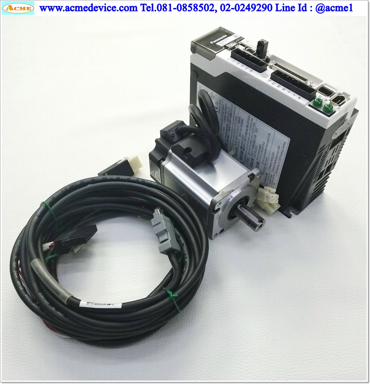 Servo Drive Panasonic รุ่น MBDKT2510 & Motor MSMD042G1U, 400W