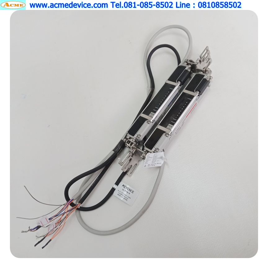 Area Sensor Keyence รุ่น SL-C08H-T + SL-C08H-R, ยาว 140 mm, ระยะ 0.3 to 9 M