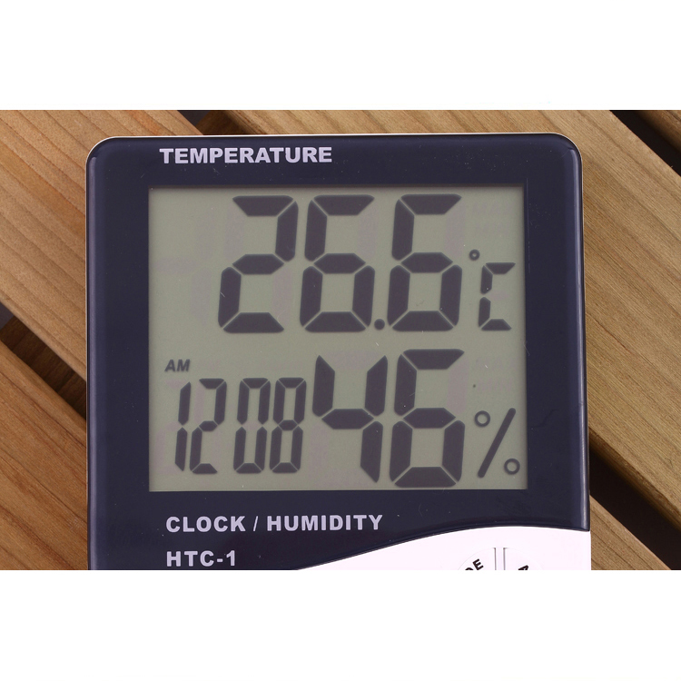 เครื่องวัดอุณหภูมิ ความชื้น รุ่น HTC-1 (สีขาว) ราคาถูก