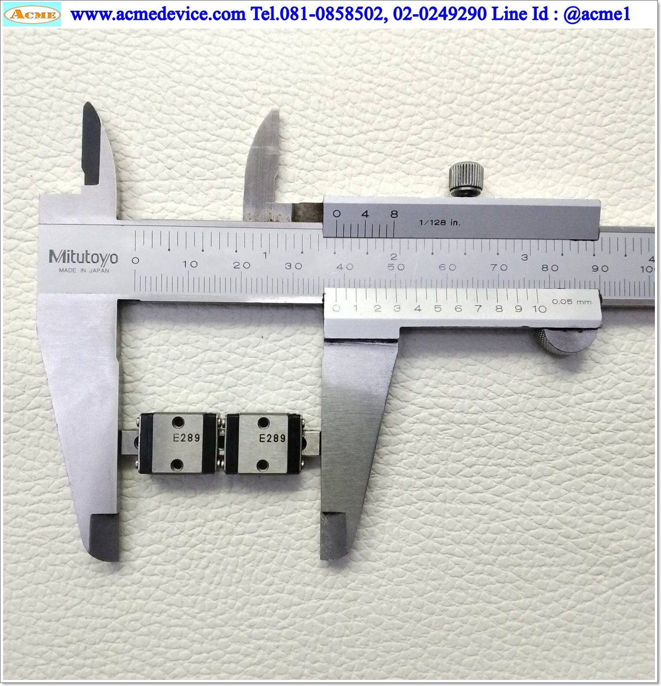 Linear Block and Rail IKO รุ่น CB, รางสไลด์ขนาด 5 mm. x 38 mm. ( 2 Block)