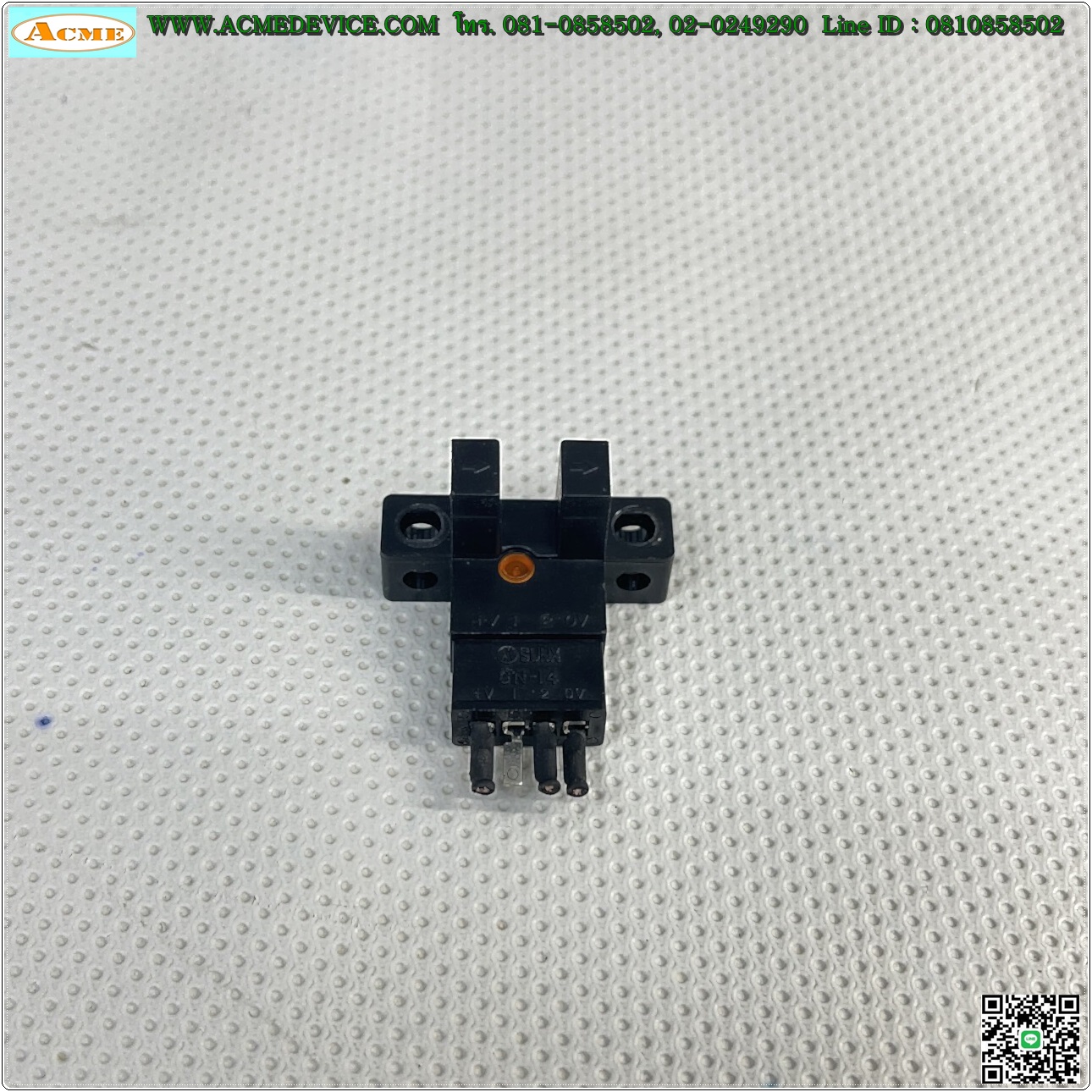 Photoelectric Panasonic/SUNX รุ่น PM-L54, ระยะ 5mm, Light-ON, Dark-ON, NPN