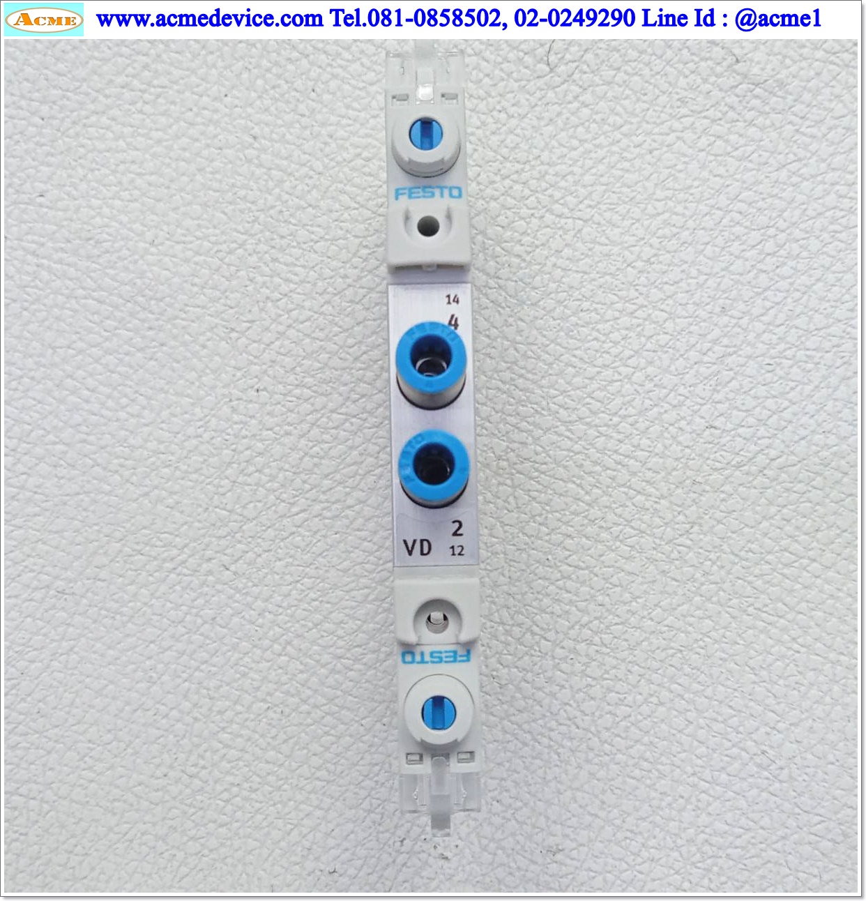 Solenoid Valve Festo รุ่น VUVG-LK10-T32C-AT-M5-1H2L-S, 2x3/2, 24Vdc