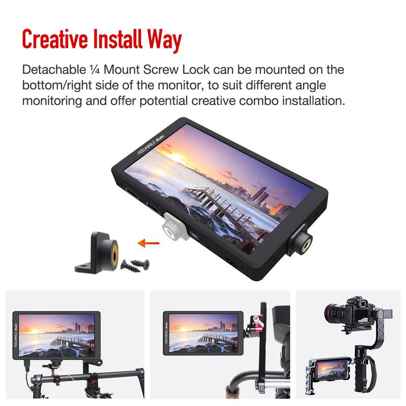 FEELWORLD Master Series MA6 5.7 On-Camera Monitor 1920x1080 4K HDMI InputOutput รับประกันศูนย์ไทย1ปี