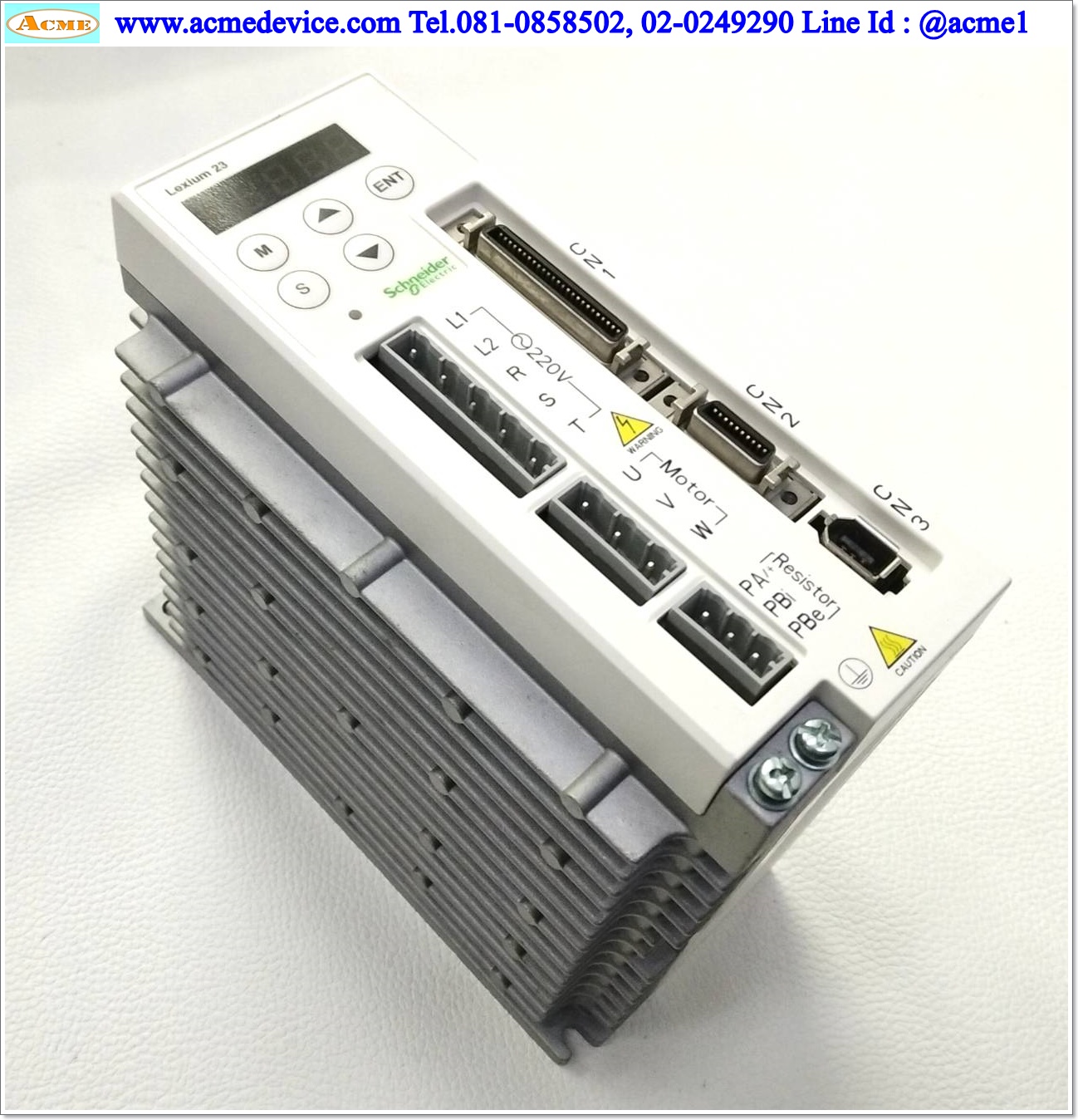 Servo Drive Schneider รุ่น LXM23CU01M3X, 100W, 200/230 VAC