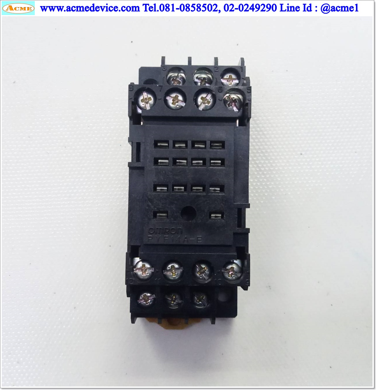 Relay Omron รุ่น MY4N, Coil 24VDC + Socket
