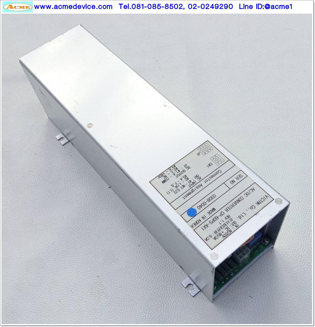 Power Supply Victek รุ่น CP60PS-AX1(85), Output 85V, 3A, 255W