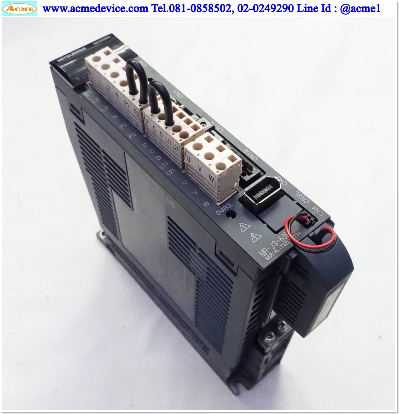 Servo Drive Mitsubishi รุ่น MR-J3-60B, 600W