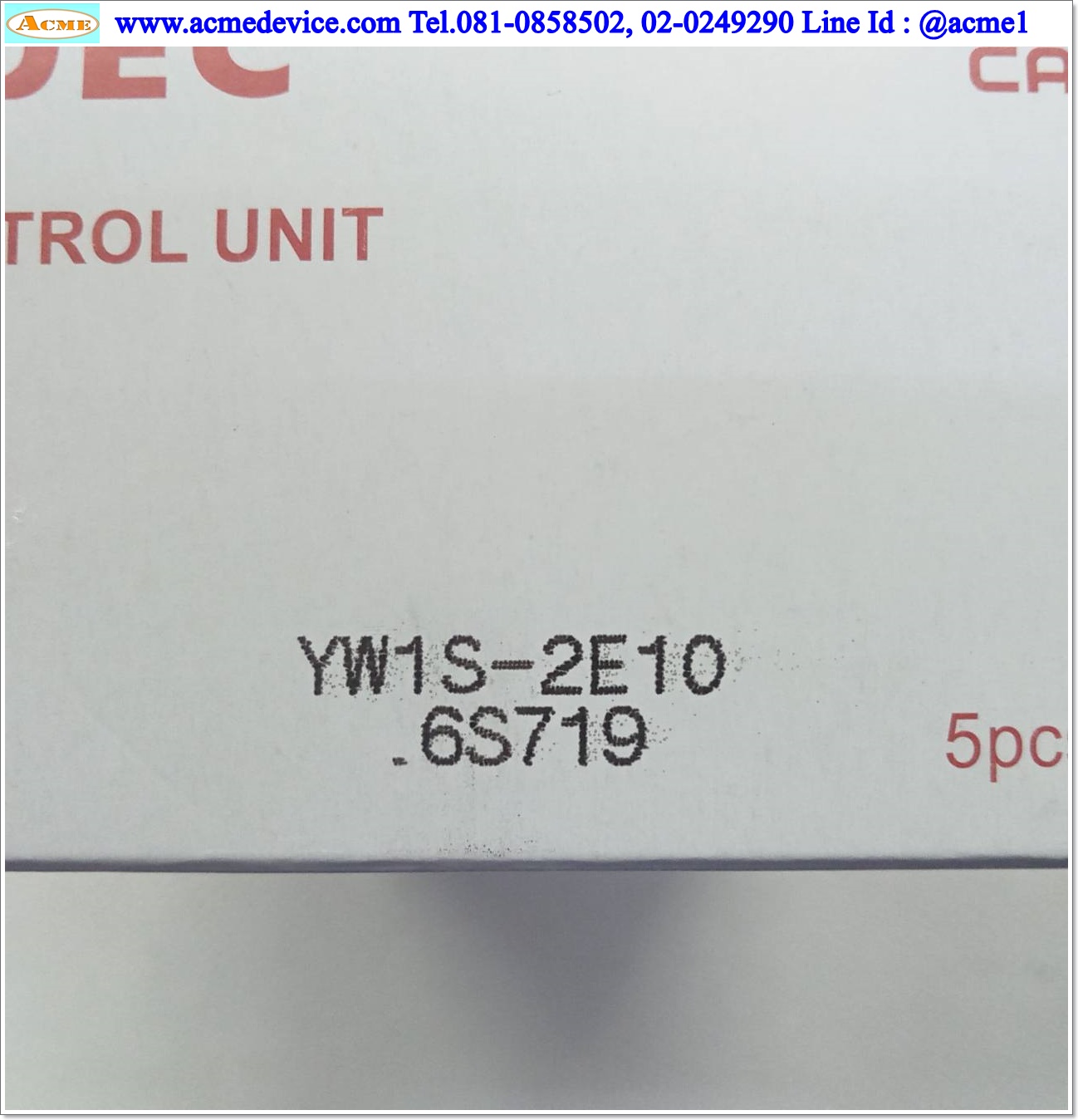 Selector Switch Idec รุ่น YW1S-2E10, 2 ทาง, 1NO