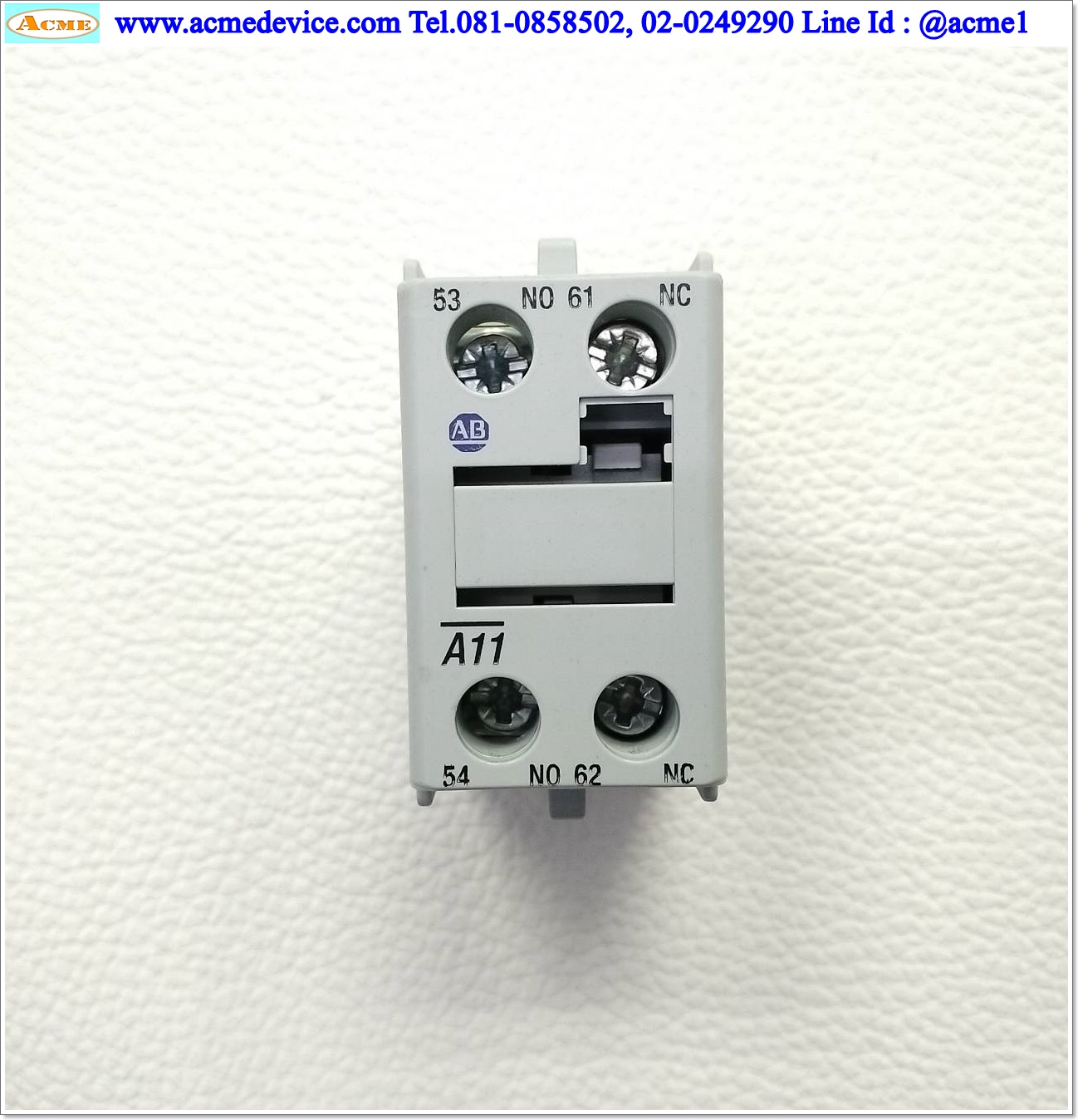 Auxilliary Contact Allen-Bradley รุ่น 100-FA11, 1NO, 1NC, 10A