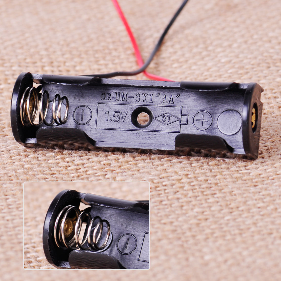 ลังถ่านขนาด AA*1 ก้อน