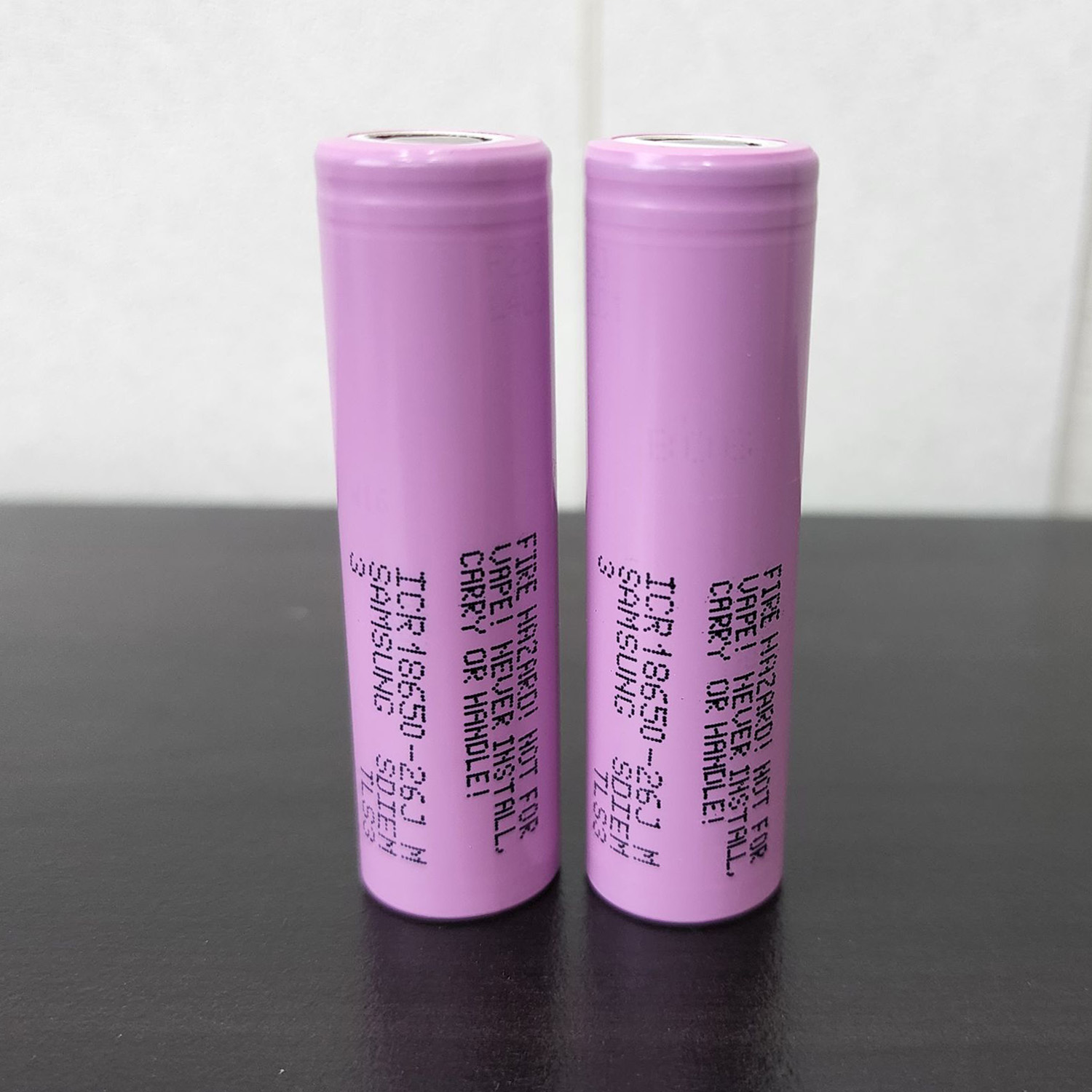 ถ่านชาร์จ แบตเตอรี่ Battery Samsung ICR18650-26JM Li-ion Rechargeable เบอร์ 18650 3.7v 2600mAh (5.2A) หัวแบน (ของแท้ 100% Original Made in Korea)