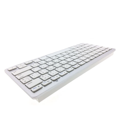 Wireless Keyboard สีขาว แป้นพิมพ์ไทย
