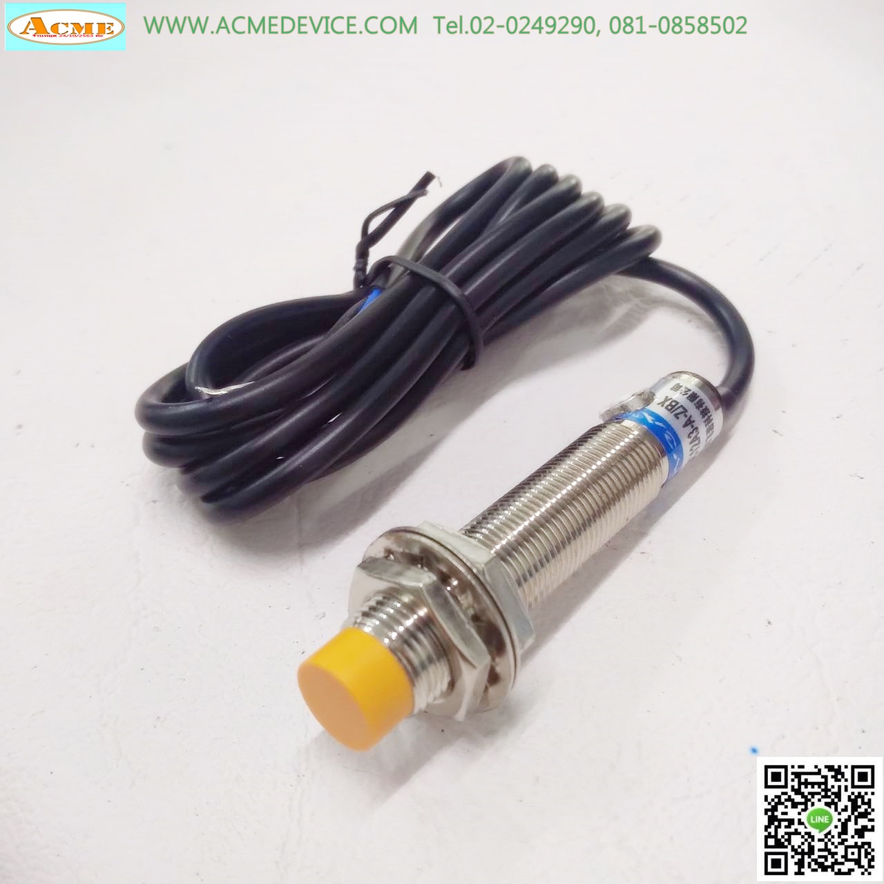 Proximity รุ่น LJC12A3-A-Z/BX, M12, ระยะ 5mm, 3wire, NPN, NO, Unshielded, Capacitive