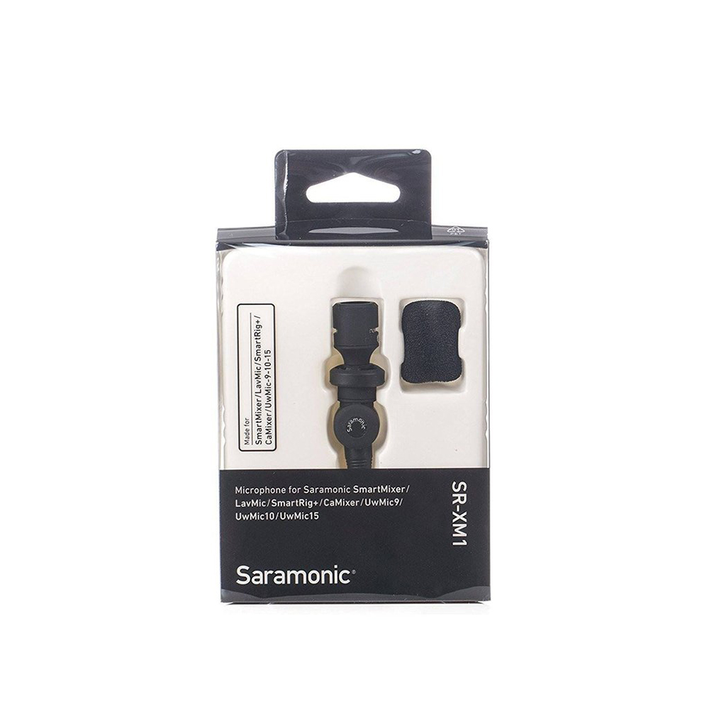 Saramonic SR-XM1 3.5mm TRS Omnidirectional Microphone (DSLR Cameras, Camcorders) รับประกันศูนย์ไทย 1 ปี