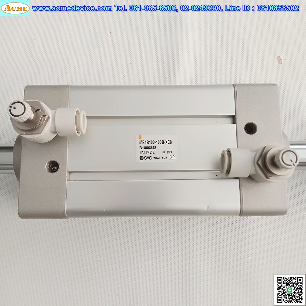 Air Cylinder SMC รุ่น MB1B100-100B-XC8, Bore 100 mm., Stroke 100 mm.