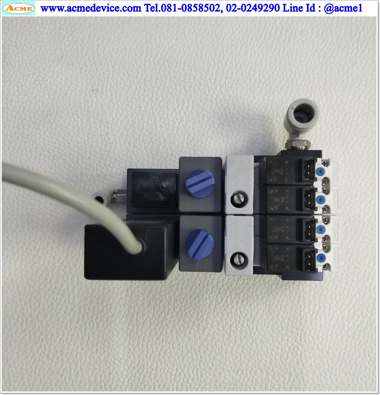 Vacuum Ejector Convum รุ่น MC22 series + V23C-NGA, -87kPa, 24Vdc