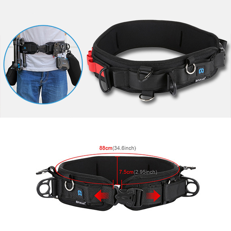 เข็มขัดช่างภาพ(แบบคาดเอว) PULUZ รุ่น PU234 สำหรับใส่อุปกรณ์ถ่ายภาพ ขาตั้งกล้อง กระเป๋าเลนส์**ของแท้**