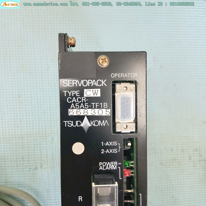 Servopack Tsudkoma รุ่น CW CACR-A5A5-TF1B