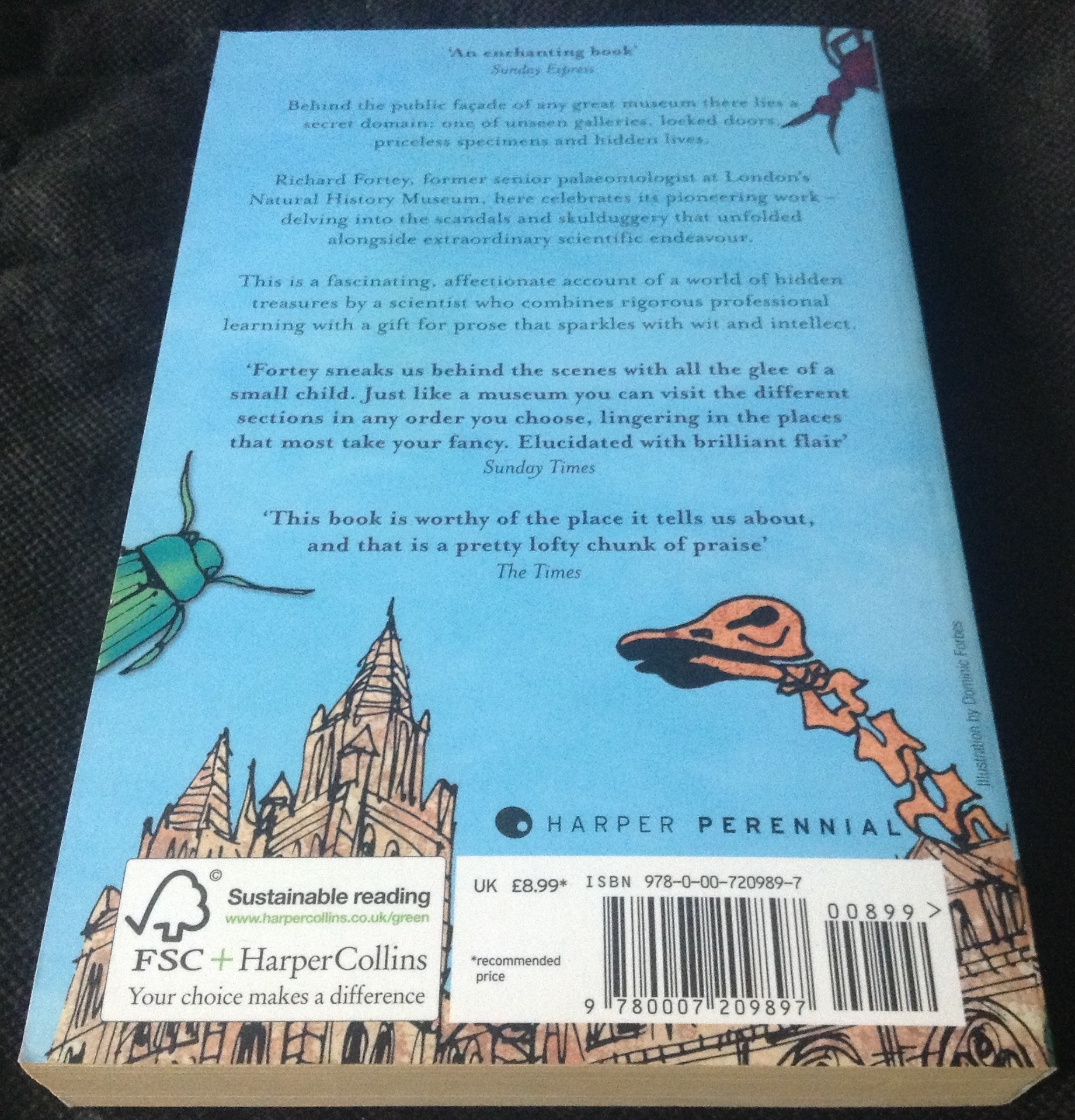 (สั่ง9จ่าย7) Dry Store Room No. 1: The Secret Life Of The Natural History Museum by Richard Fortey ราคา 270
